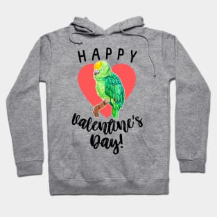 Happy Valentine's Day - Amazon Parrot Hoodie